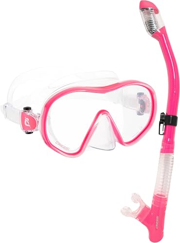 Single Lens Frameless Scuba Mask & Dry Snorkel X4512