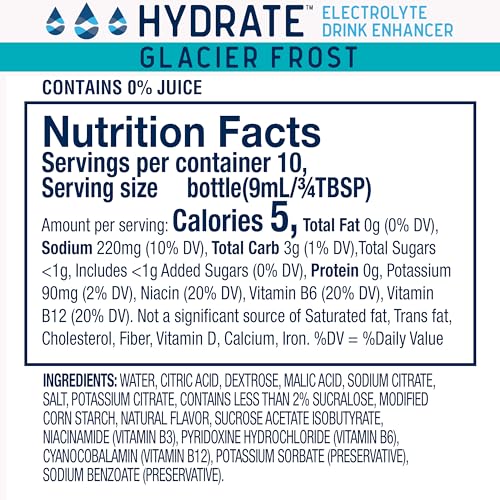 Low Sugar Low Calorie Electrolyte Drink Enhancer Drops (Mixed Berry 2 Pack) T23962