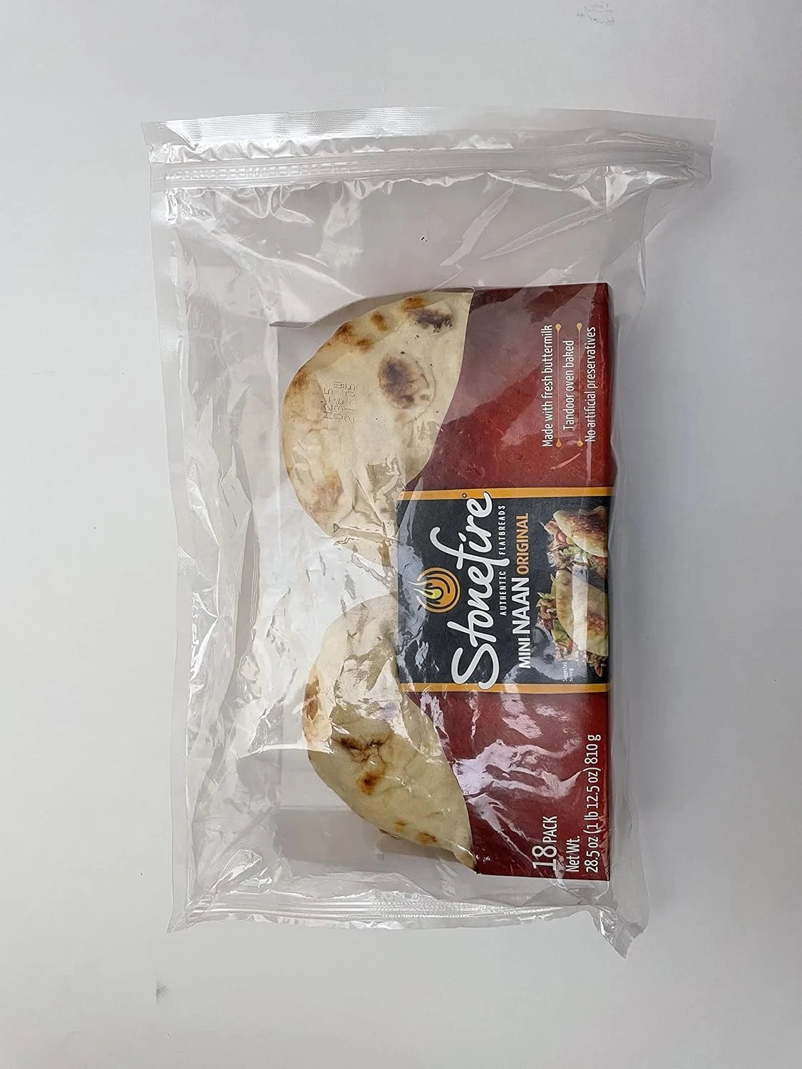 18 Mini Flatbreads in Resealable Packaging O6493
