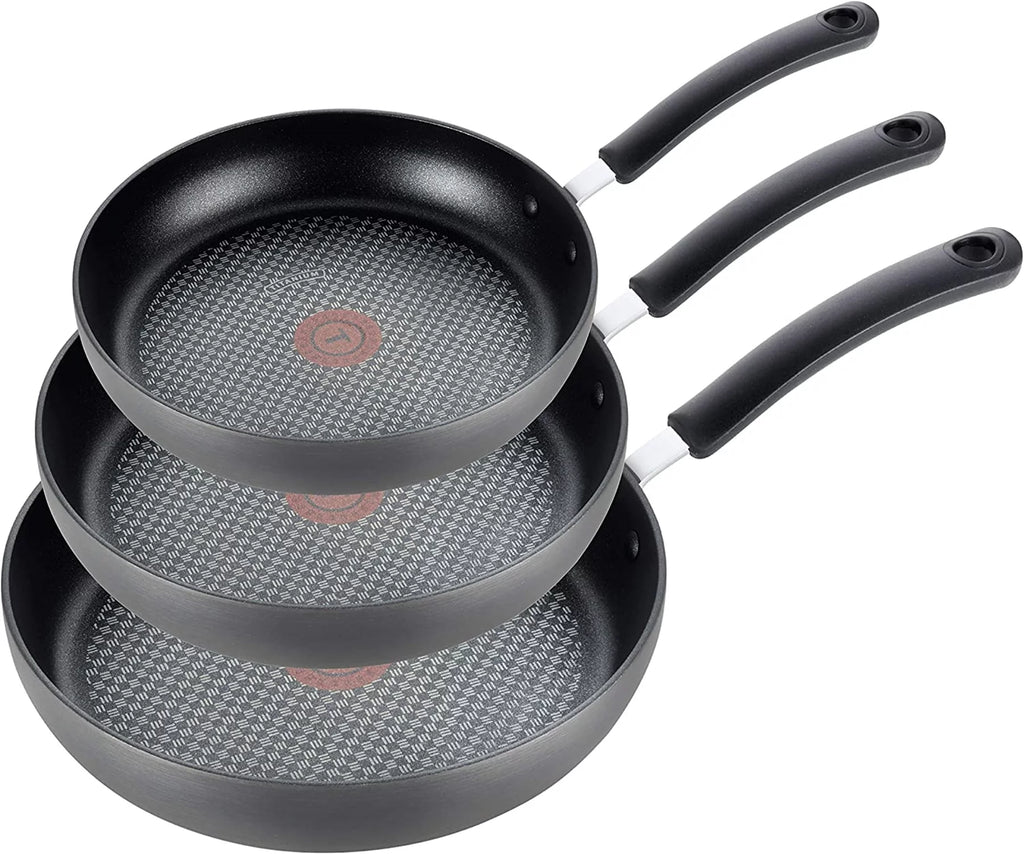 Hard Anodized Nonstick 8-Inch 10.25-Inch 12-Inch Fry Pan Cookware Set O3761