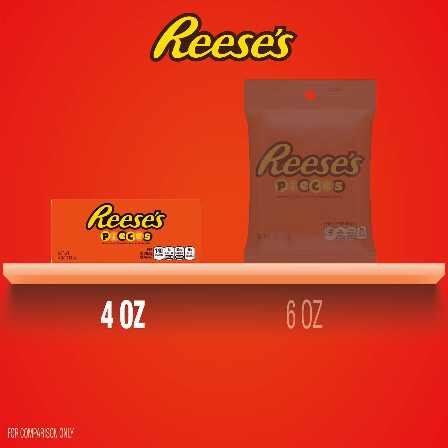 Peanut Butter Candies, 4-Ounce Boxes (Pack of 24) C40183