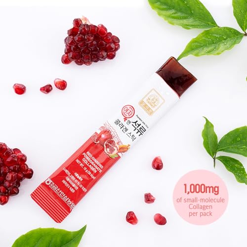 Pomegranate Collagen Jelly Stick 5.1oz 30 Count (5 Pack) E9861