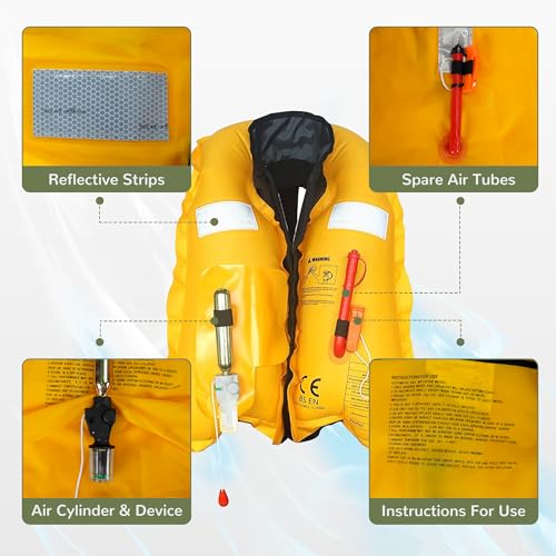 Automatic Inflatable Life Jackets Low Profile Z276