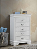 5 Drawer Chest in Pearl White S253179