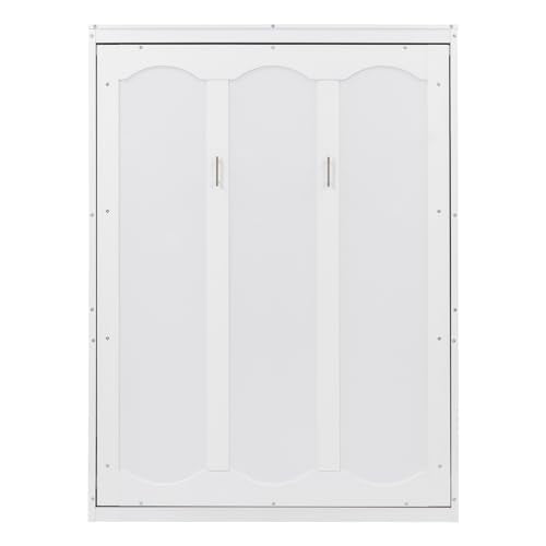 Queen Size Murphy Bed with Storage Shelves Z67263