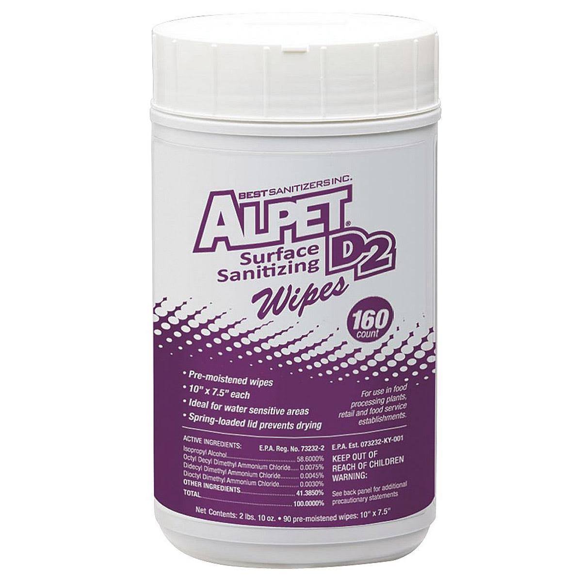 Sanitizing Wipes, 160 Ct, Canister, Pk6 M856