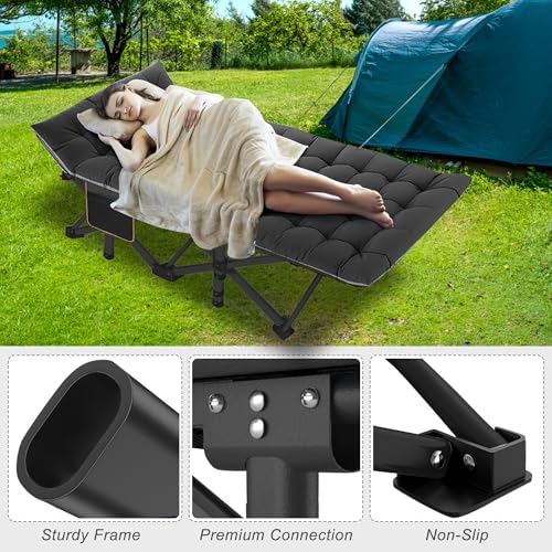 Folding Camping Cot with Carry Bag F66387
