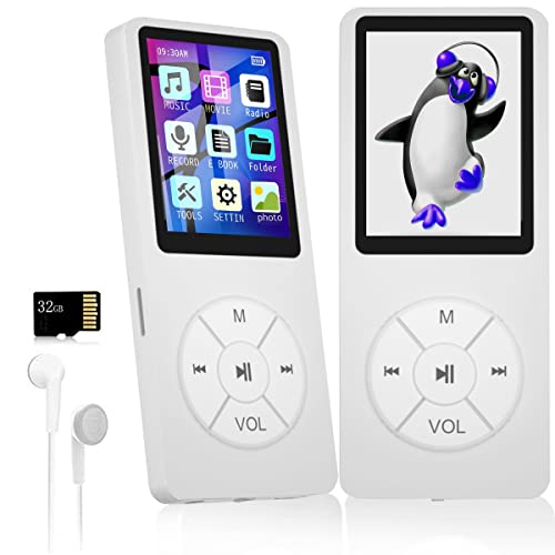 32GB MP3 Player with HD Speaker, Video, Voice Recorder, FM Radio, Photo Viewer, E-Book Player D778294