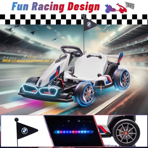24V Licensed BMW Drift Kart with Dual 200W Motors T516