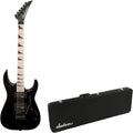 Gloss Black 6-String Electric Guitar with Hardshell Case X653
