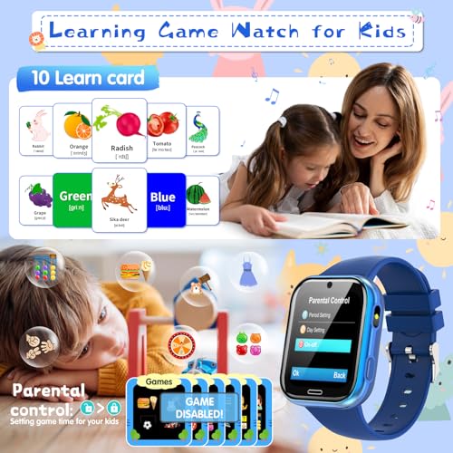 Smart Watch with 24 Games Video Camera Music Alarm (Purple) X3161