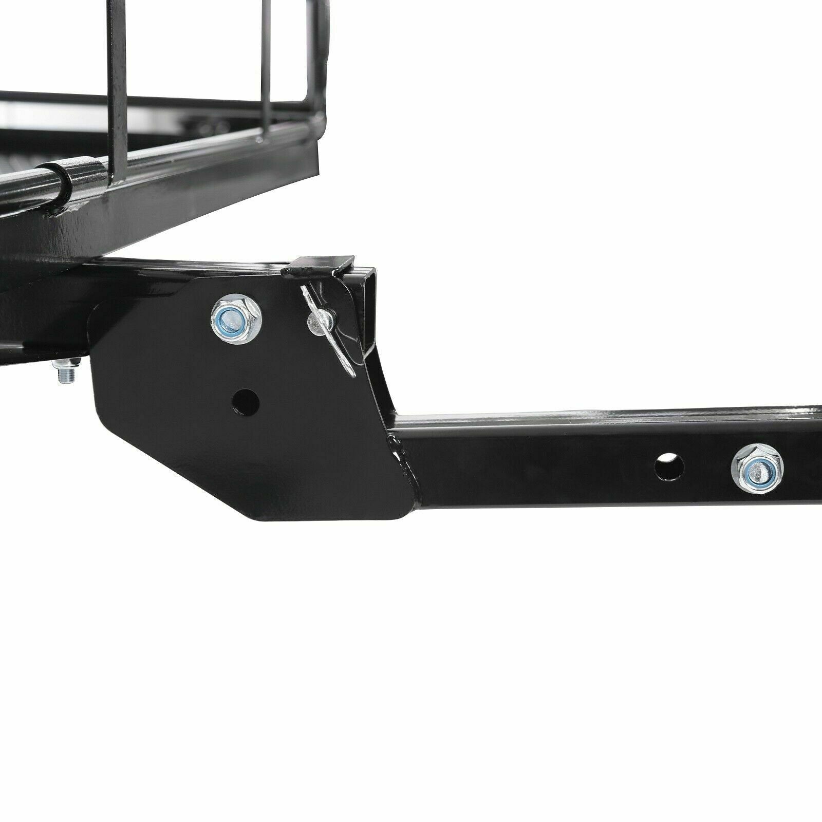 Multifunctional Folding Hitch-Mount Cargo Carrier Basket Luggage Rack U222393
