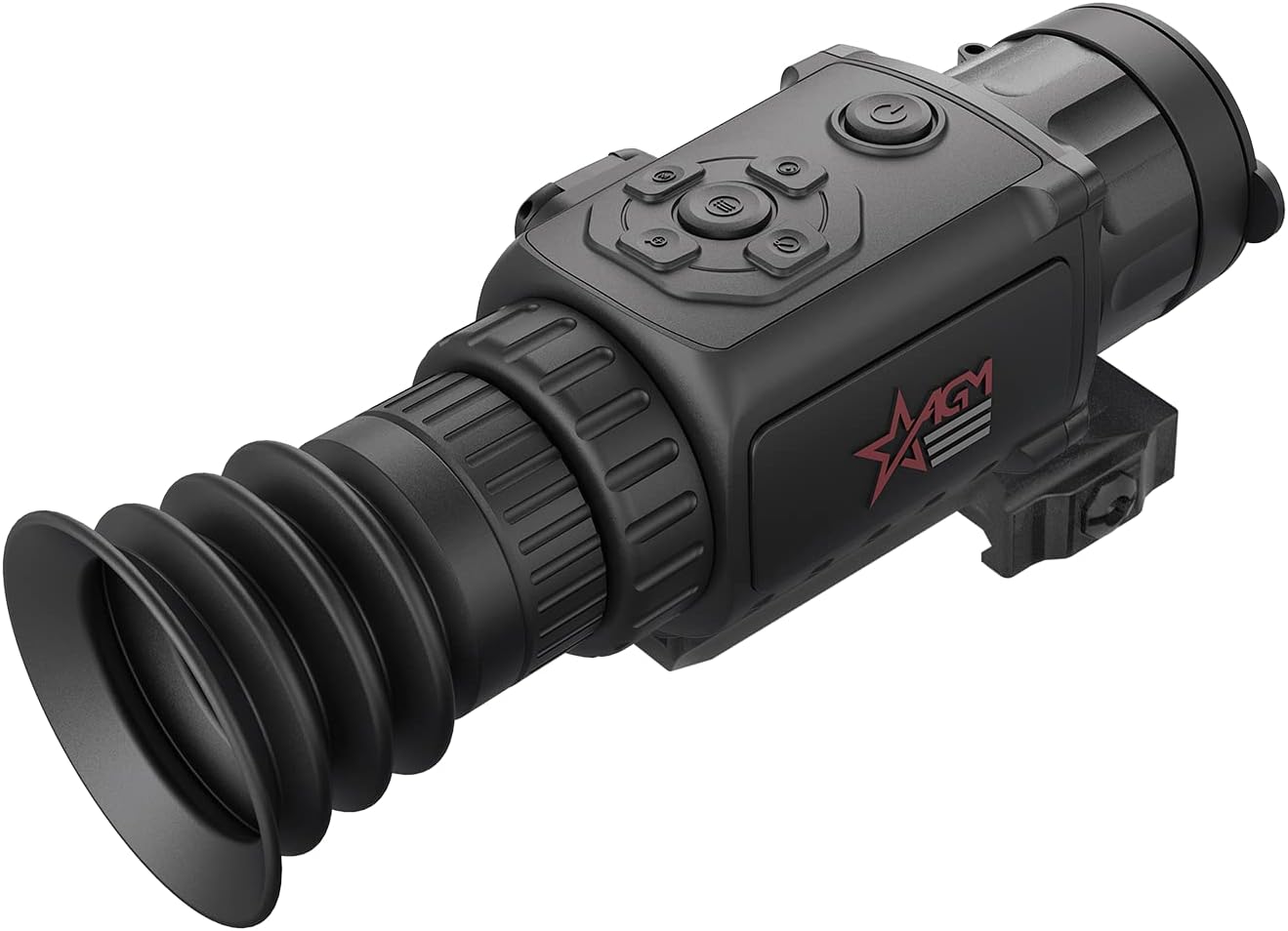 Black Thermal Imaging Rifle Scope 256x192 19 mm Lens W285