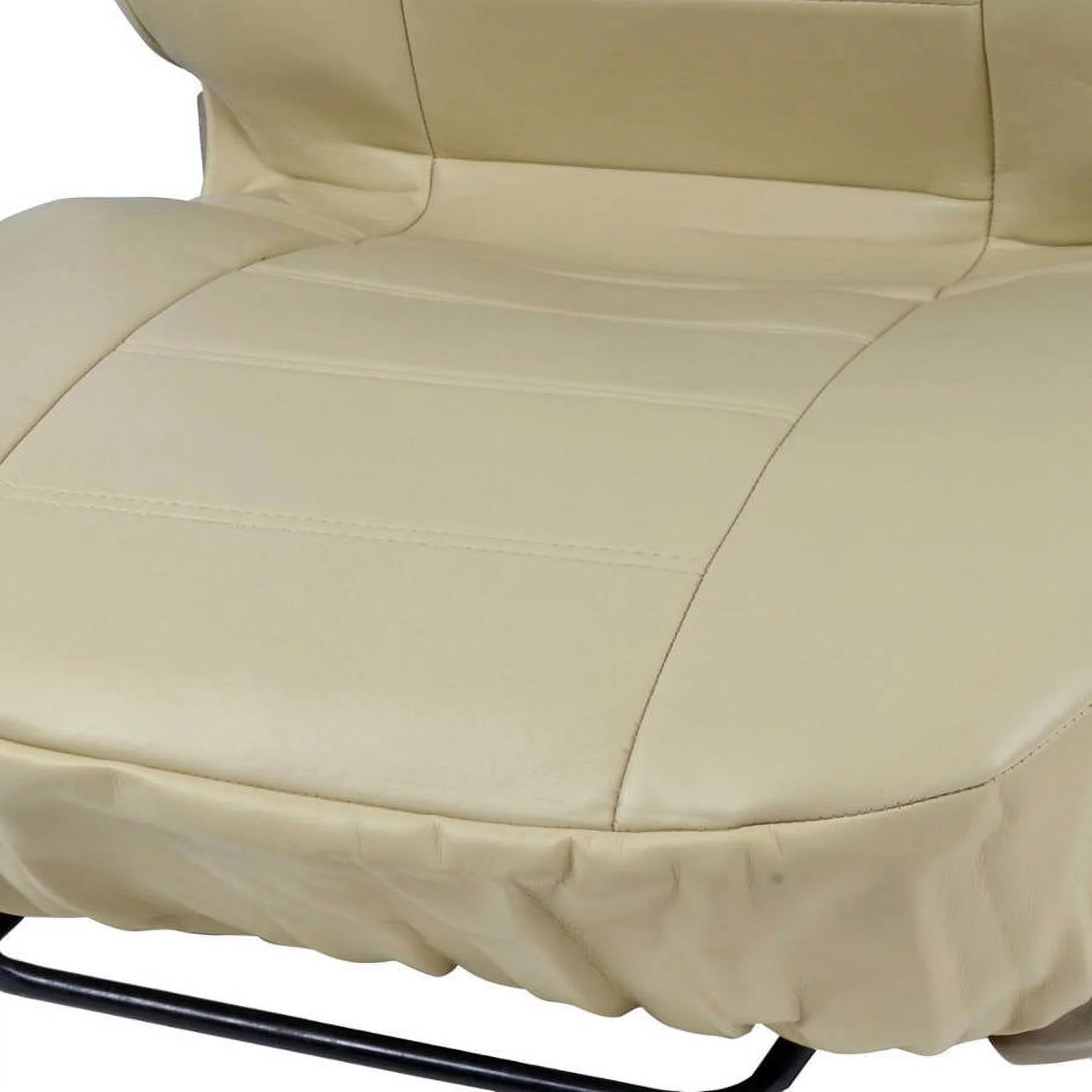 Black Beige Gray 3 Rows PU Leather Seat Covers K630