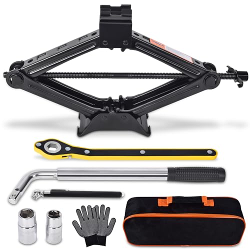 2 Ton Scissor Car Jack Kit with Lug Wrench I942471