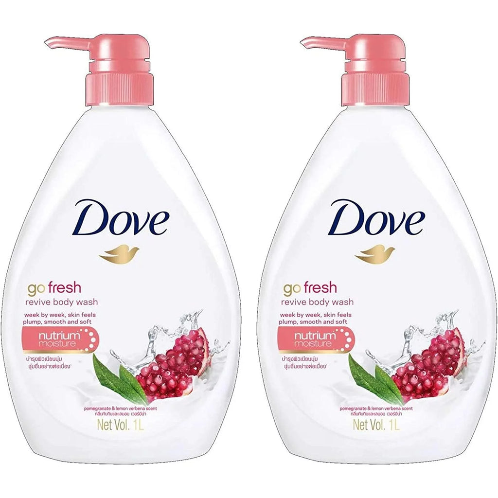 34 fl oz Pack of 2 Pomegranate & Lemon Verbena Body Wash K18944