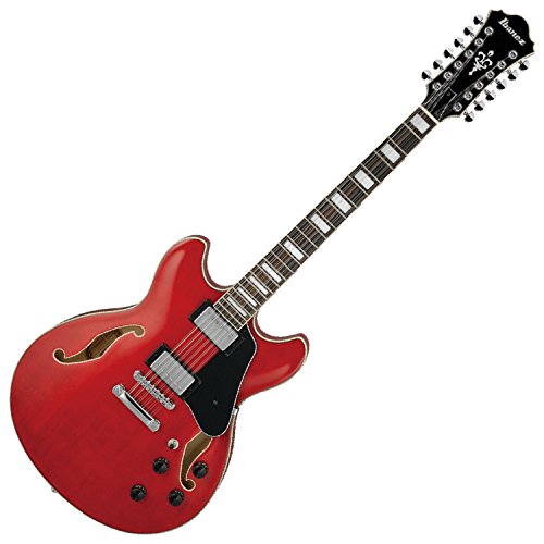 Transparent Cherry Red Semi-Hollow 12-String Electric Guitar P97110