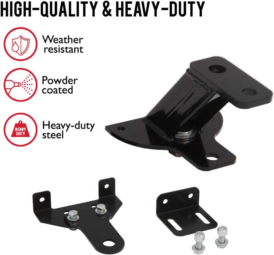5" Rise Heavy Duty Universal Lawn Mower Trailer Hitch Pack of 2 P6057