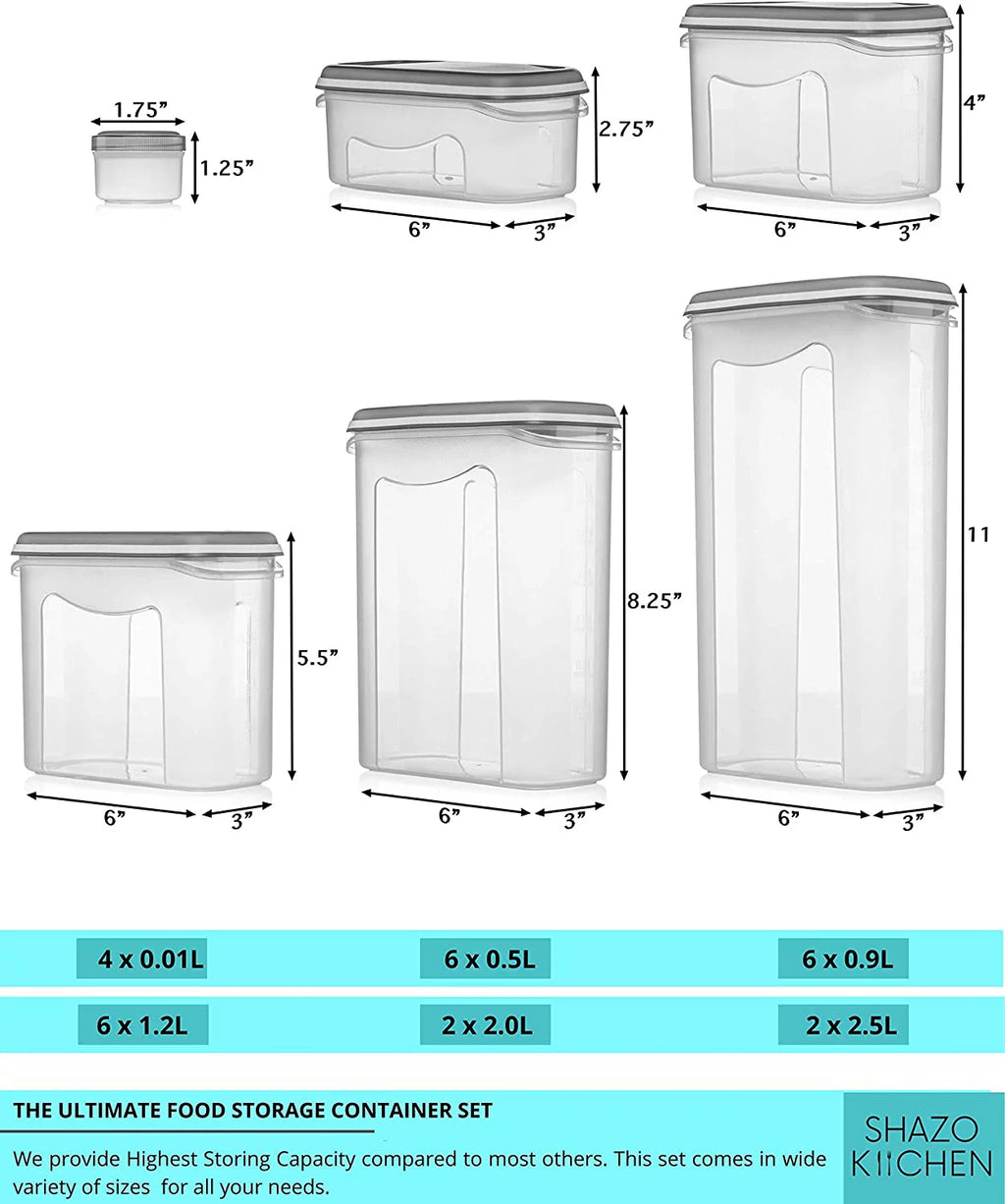 52 Pc Food Storage Containers with Interchangeable Lid R810119