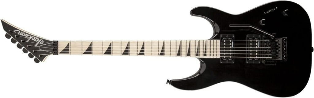Gloss Black 6-String Electric Guitar with Hardshell Case X653
