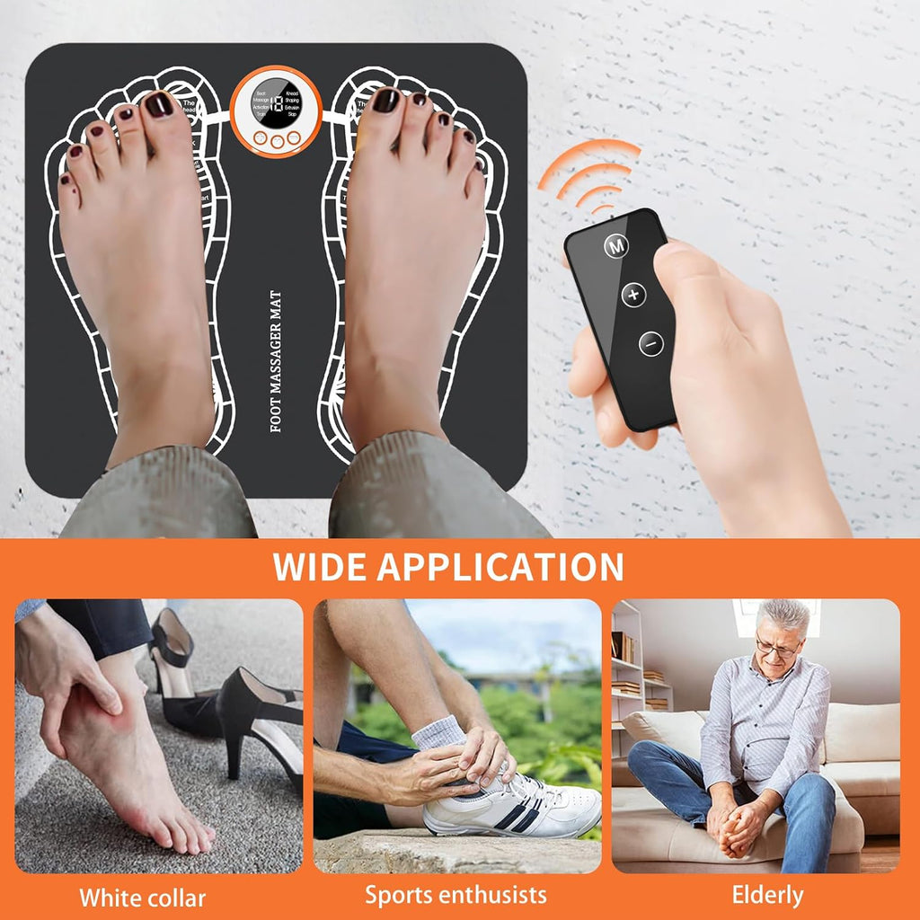 Foot Massager Mat with 8 Modes and 19 Intensity Levels L385