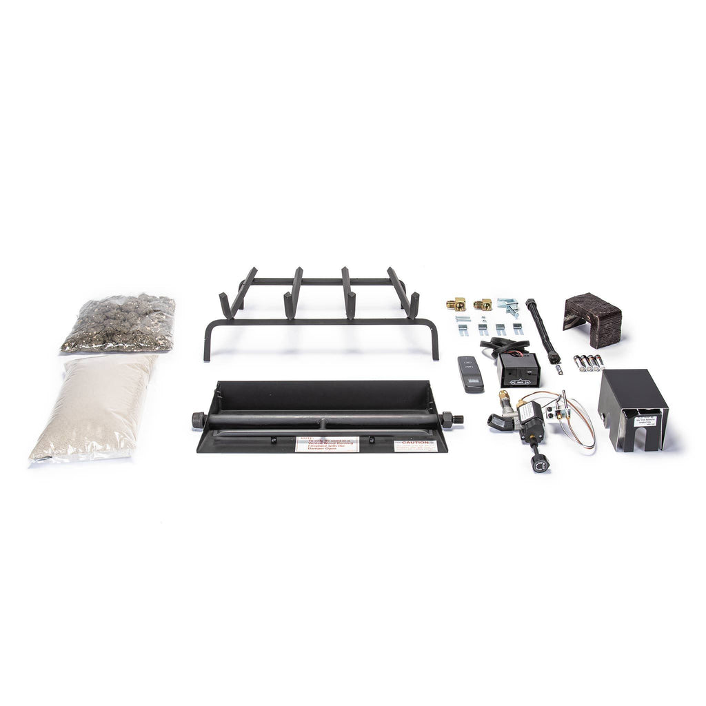 36x22 Propane Fireplace Burner with Manual Safety Valve J82632