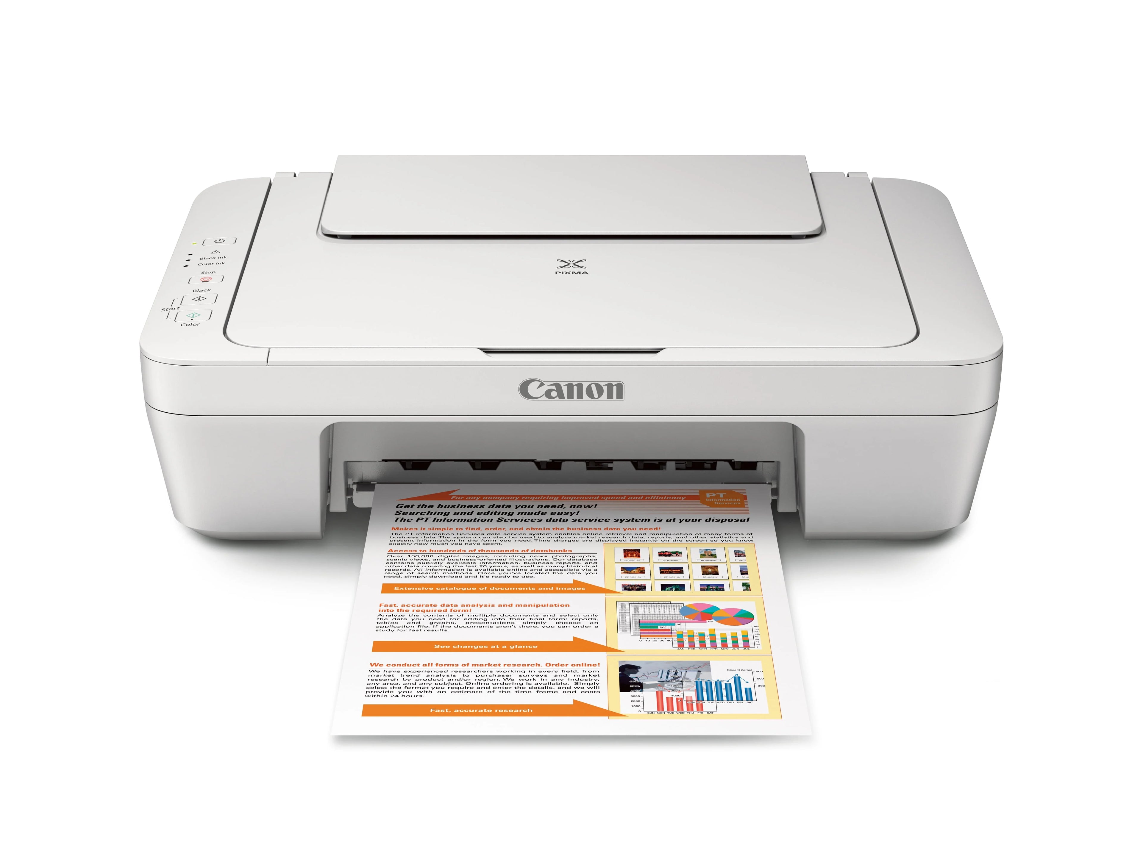 White All-in-One Color Inkjet Printer N555
