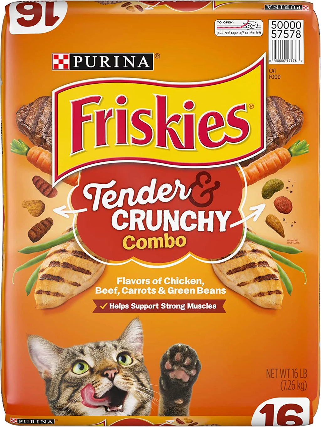 Dry Cat Food, 16 lb. Bag J2786