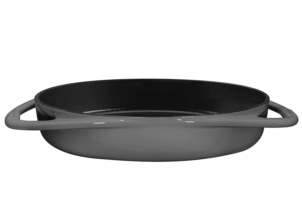 Gray Cast Iron Round Bakeware Pan N503