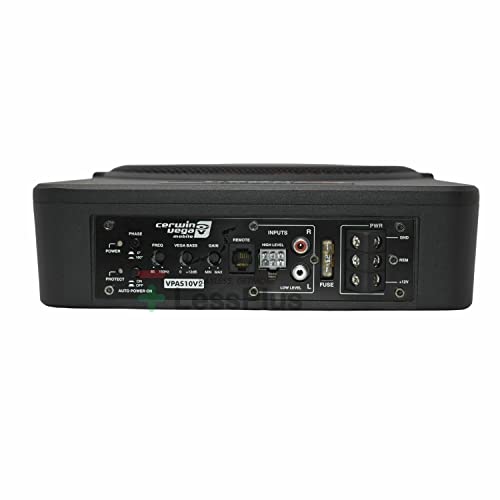 10" 550W Max 200W RMS Low Profile Active Powered Subwoofer with Built in Amplifier Module W418923