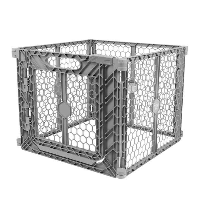 Convertible Walk-Through 28 x 42 Dog Playpen with Gate Q80046