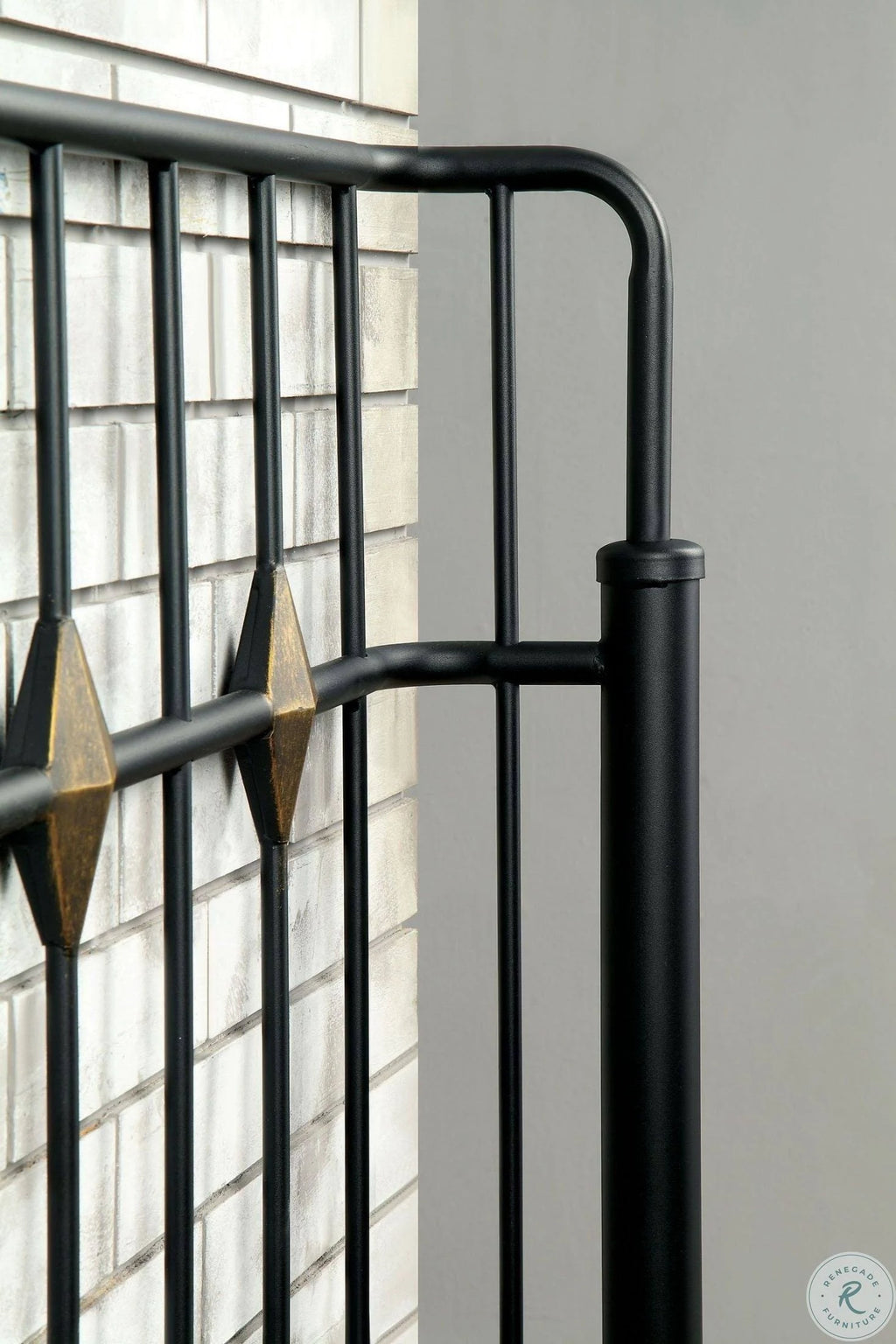 Black Queen Panel Bed P9189