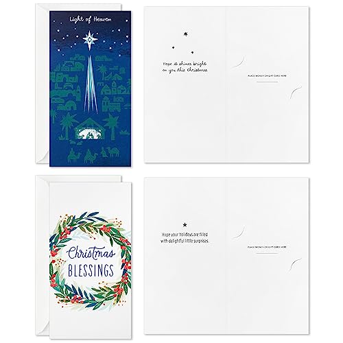 24 Cards with Envelopes Religious Christmas Cards Assortment A650302