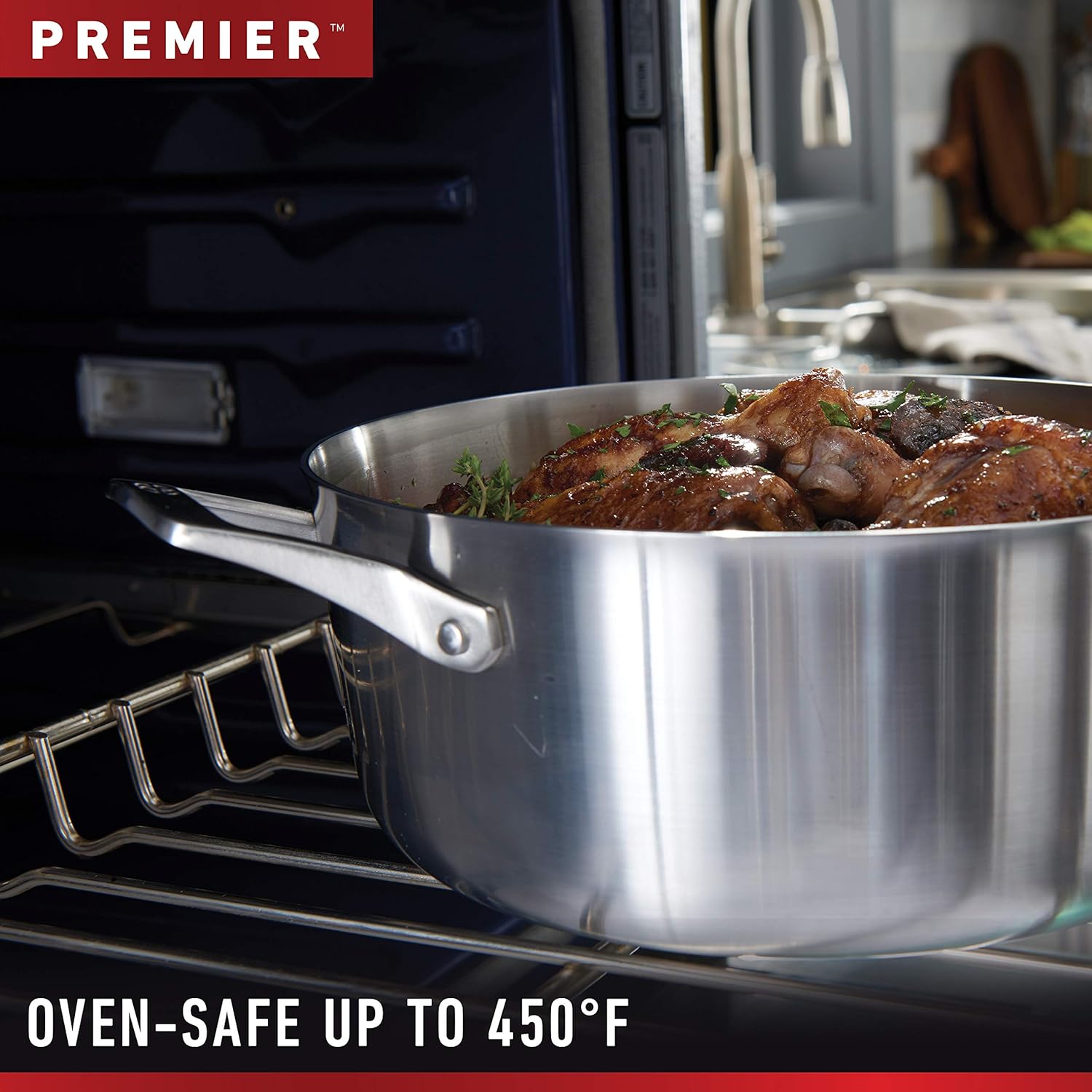 1.5-Quart Stainless Steel Sauce Pan with Cover J90267