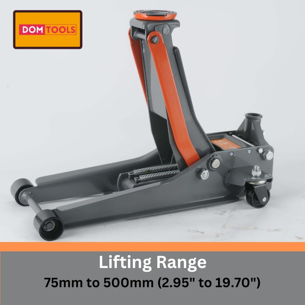 3.0 Ton Floor Jack with Dual Hydraulic Pumps & Reinforced Lifting Arm W661