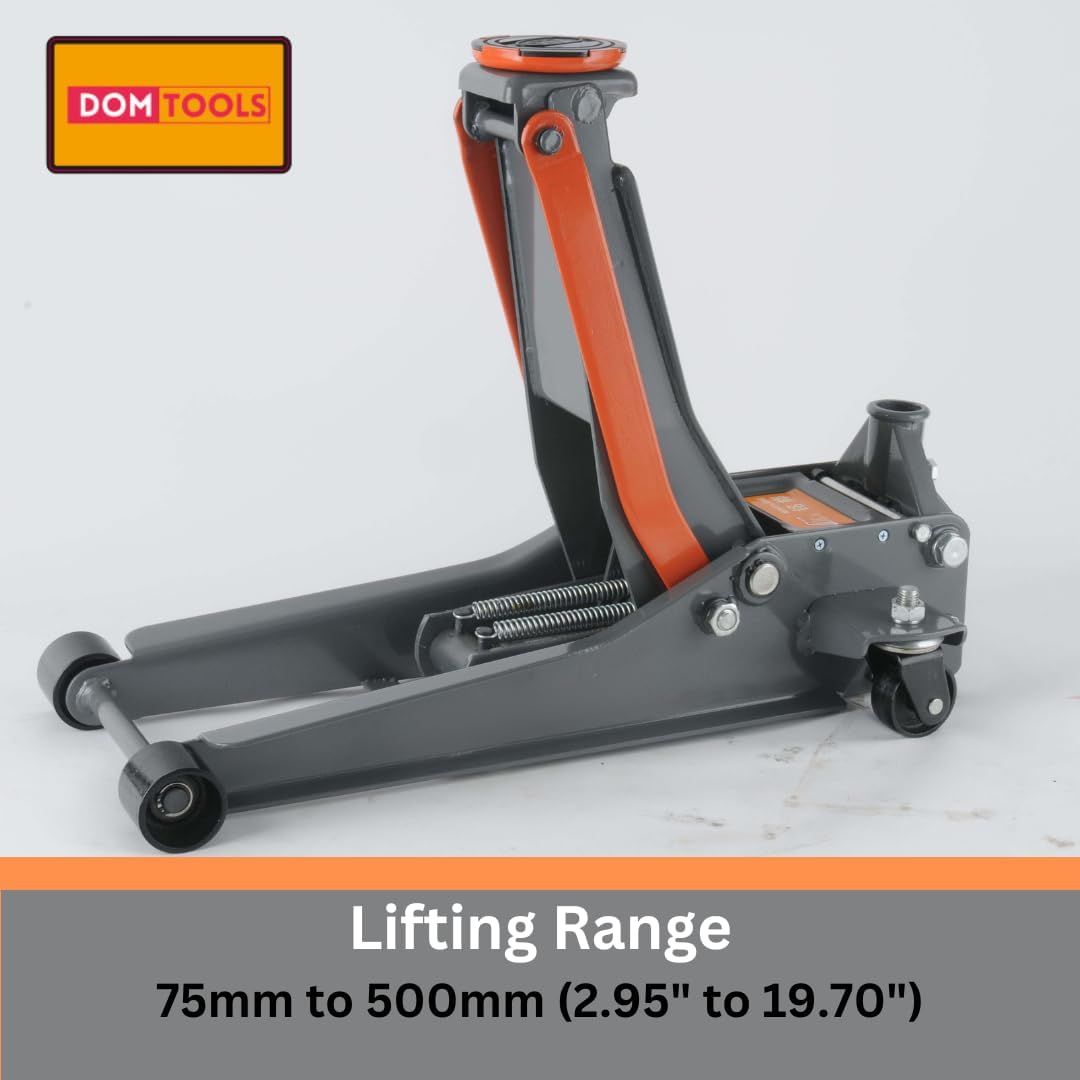 3.0 Ton Floor Jack with Dual Hydraulic Pumps & Reinforced Lifting Arm W661