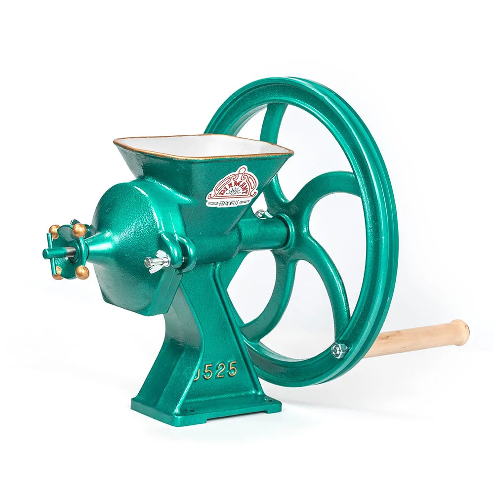 Heavy Duty Manual Crank Grain Mill, Steel and Iron, 56 pounds Y759