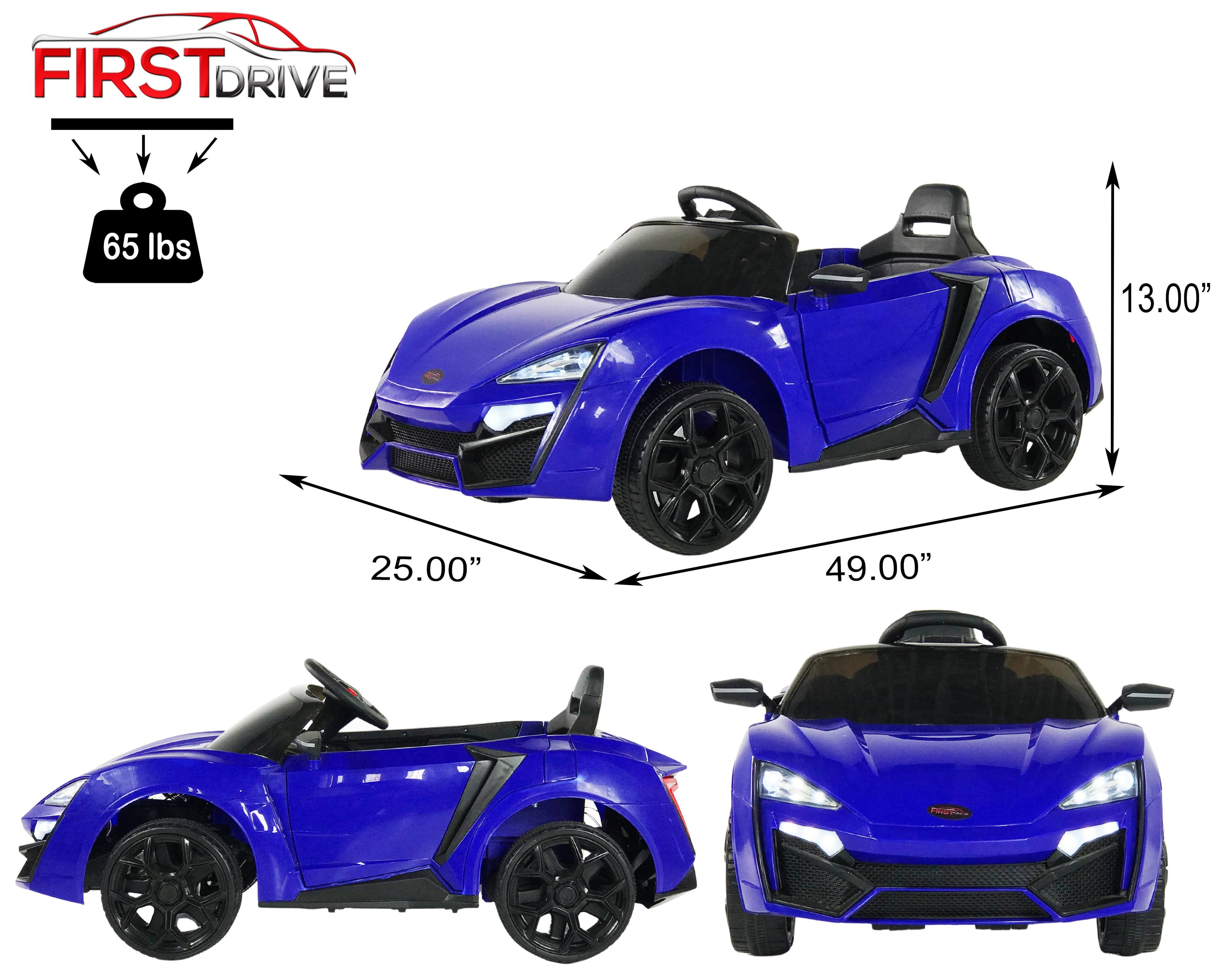 Blue 12V Electric Ride on Car with Remote B27585