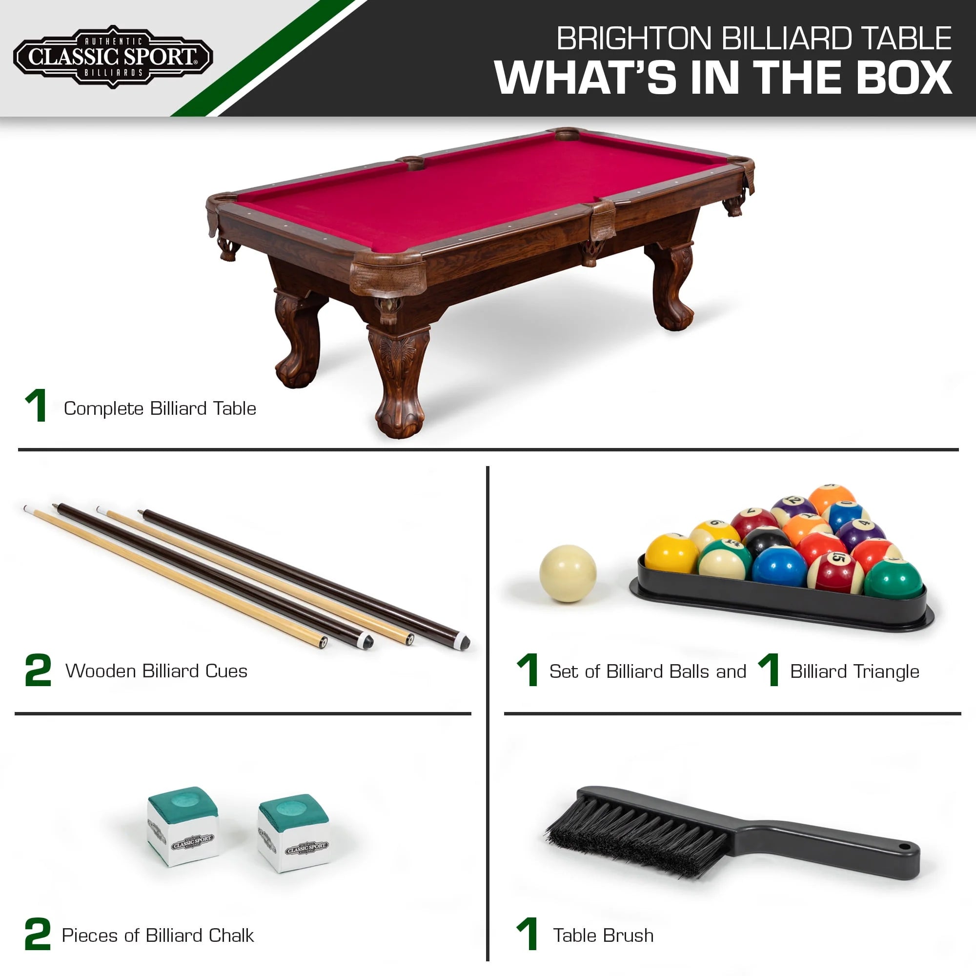 Tan Billiard Pool Table U26417