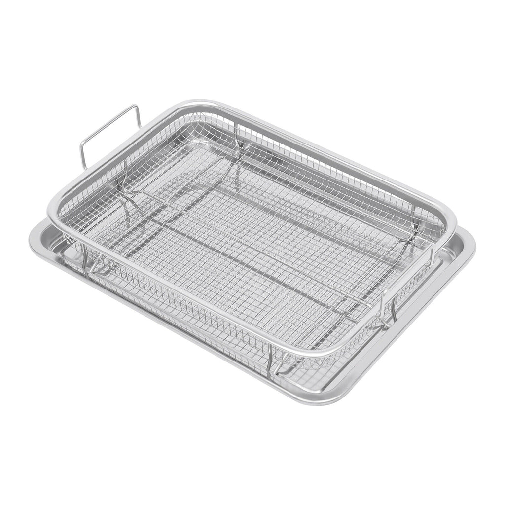 Stainless Steel Air Fryer Basket 2 Piece Set T141