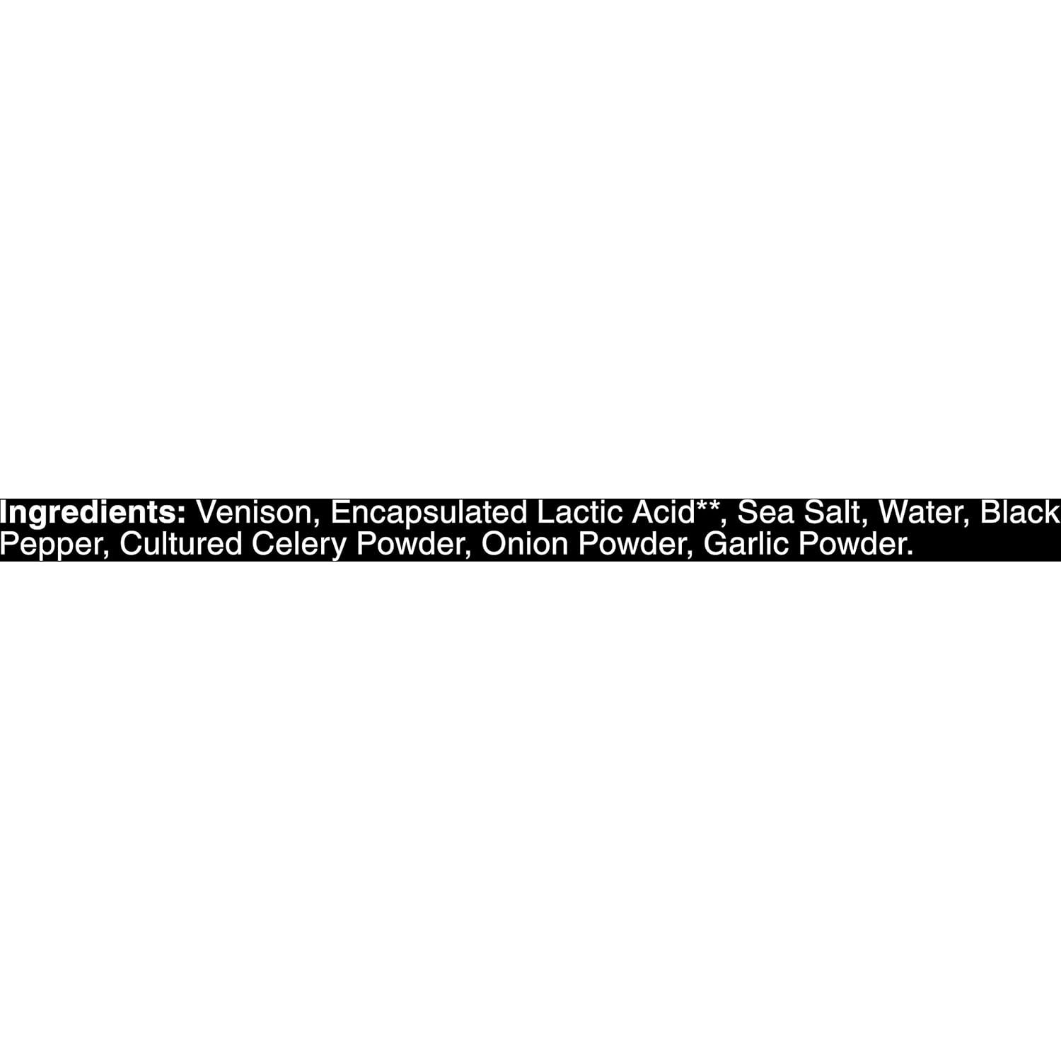 Venison Sea Salt & Pepper Bars 12 count F65935