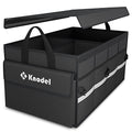Collapsible Car Trunk Organizer with Lid, Black A83036
