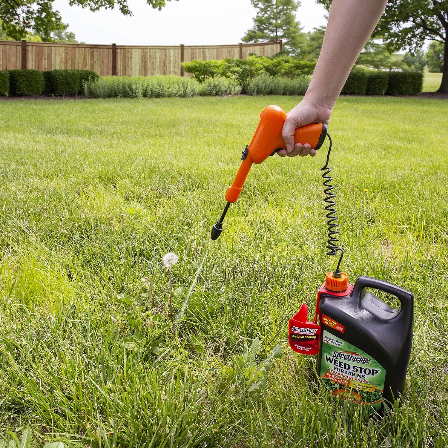 1.33 Gallon Weed Stop Plus Crabgrass Killer AccuShot Refill Q955
