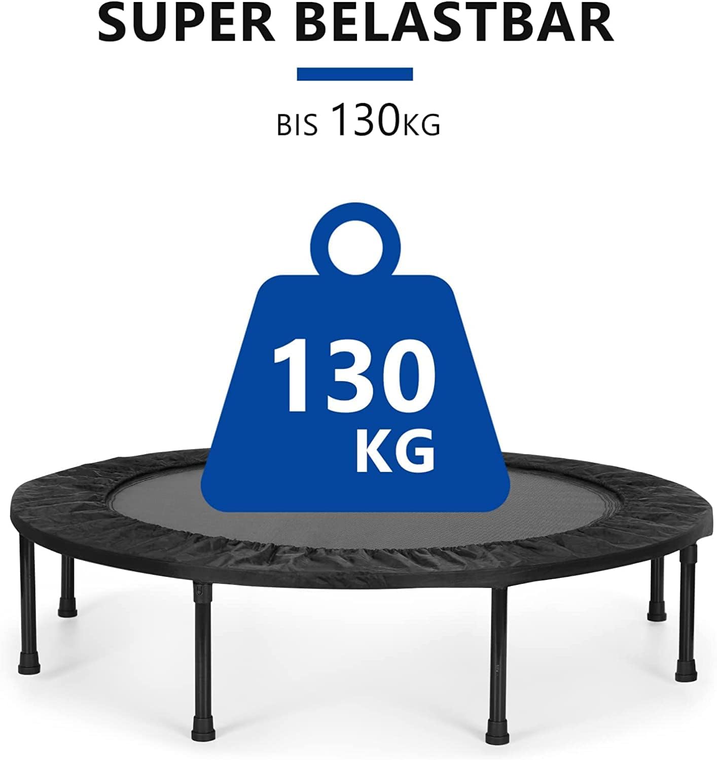 Portable Foldable Trampoline with Adjustable Handle, 40" Z879