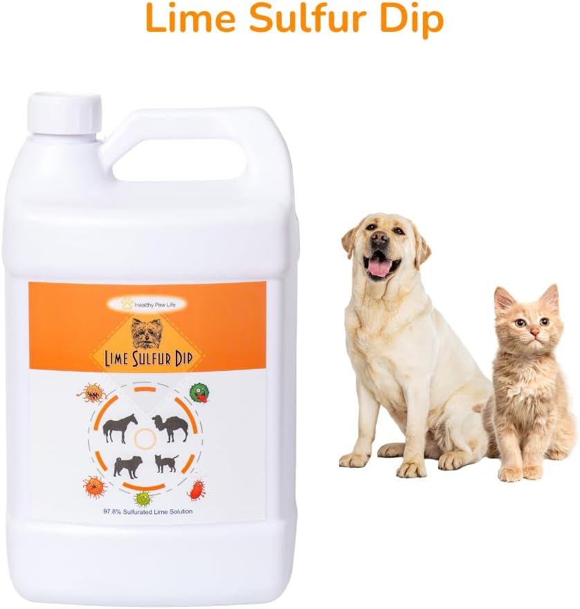 Lime Sulfur Dip and Sulfur Salicylic Acid Dog Shampoo - 1 Gallon Each M13979