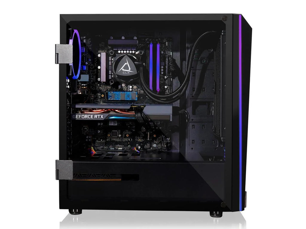 Liquid Cooled Intel Core i7 10700KF 8-Core Processor 32GB DDR4 Memory GeForce RTX 3060 12GB Graphics 500GB SSD 4TB HDD Windows 11 Home Desktop P45265