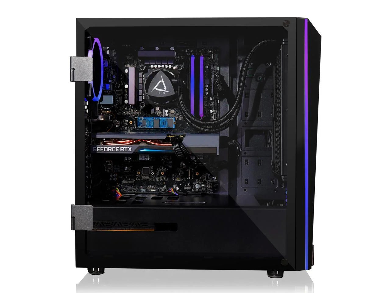Liquid Cooled Intel Core i7 10700KF 8-Core Processor 32GB DDR4 Memory GeForce RTX 3060 12GB Graphics 500GB SSD 4TB HDD Windows 11 Home Desktop P45265