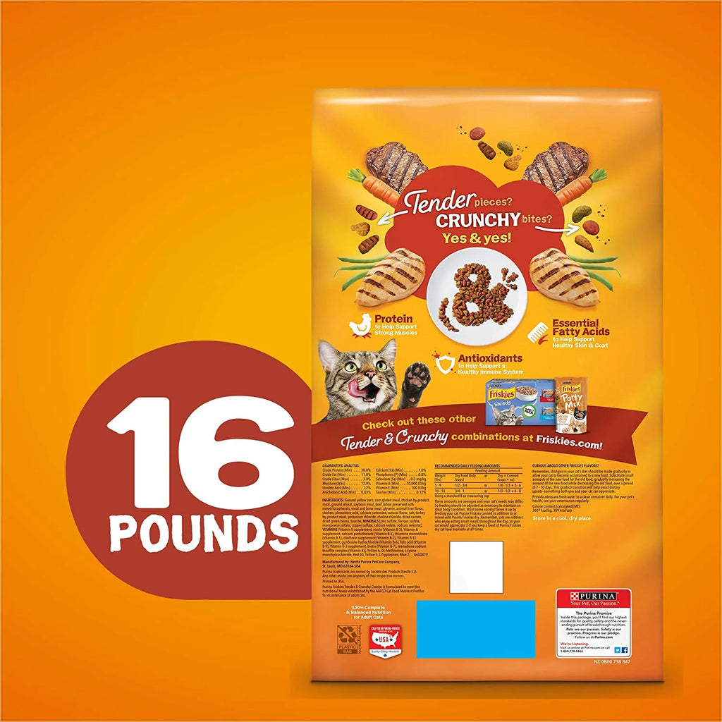 Dry Cat Food, 16 lb. Bag J2786