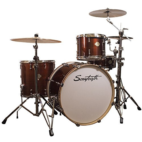 4-Piece Shell Pack with 24" Bass Drum, Silver Sparkle U7054