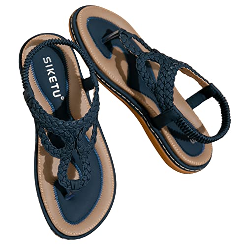 Bohemia Flip Flops Flat Sandals E6508